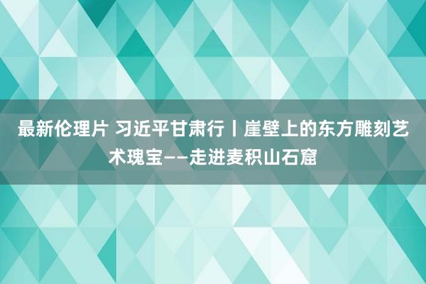 最新伦理片 习近平甘肃行丨崖壁上的东方雕刻艺术瑰宝——走进麦积山石窟