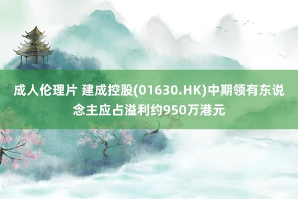 成人伦理片 建成控股(01630.HK)中期领有东说念主应占溢利约950万港元