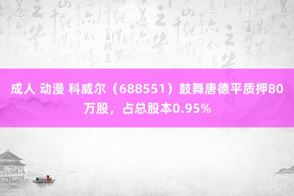 成人 动漫 科威尔（688551）鼓舞唐德平质押80万股，占总股本0.95%